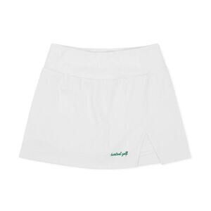 Barstool golf‎ white ribbed skort